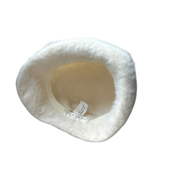 Kangol Design Women's 45% Rabbit Hair Hat Ivory Sz M See Notes & Chart Pre-Owned - Picture 4 of 11